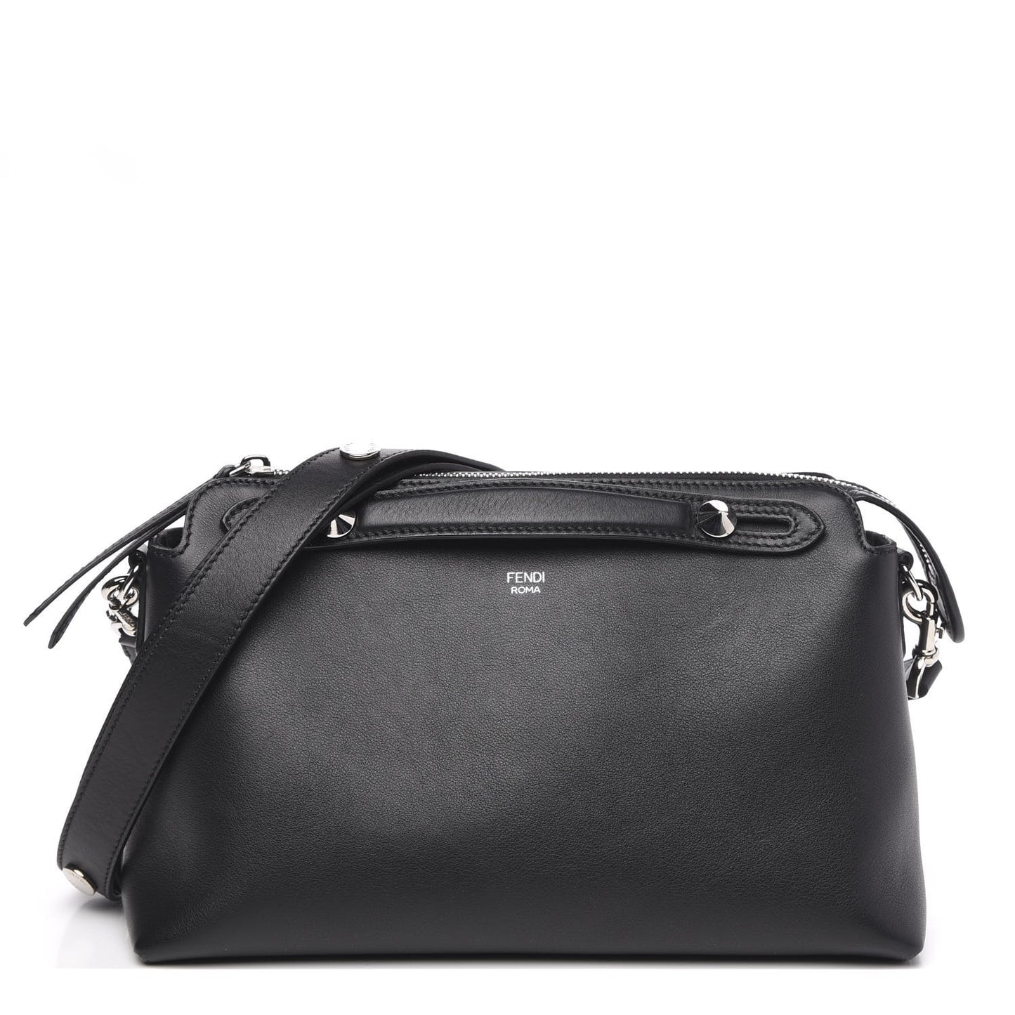 Vitello Dolce Medium By The Way Boston Bag Black