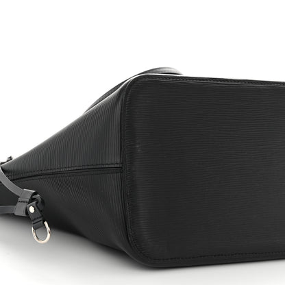 Louis Vuitton Epi Neverfull MM Black 9 of 12
