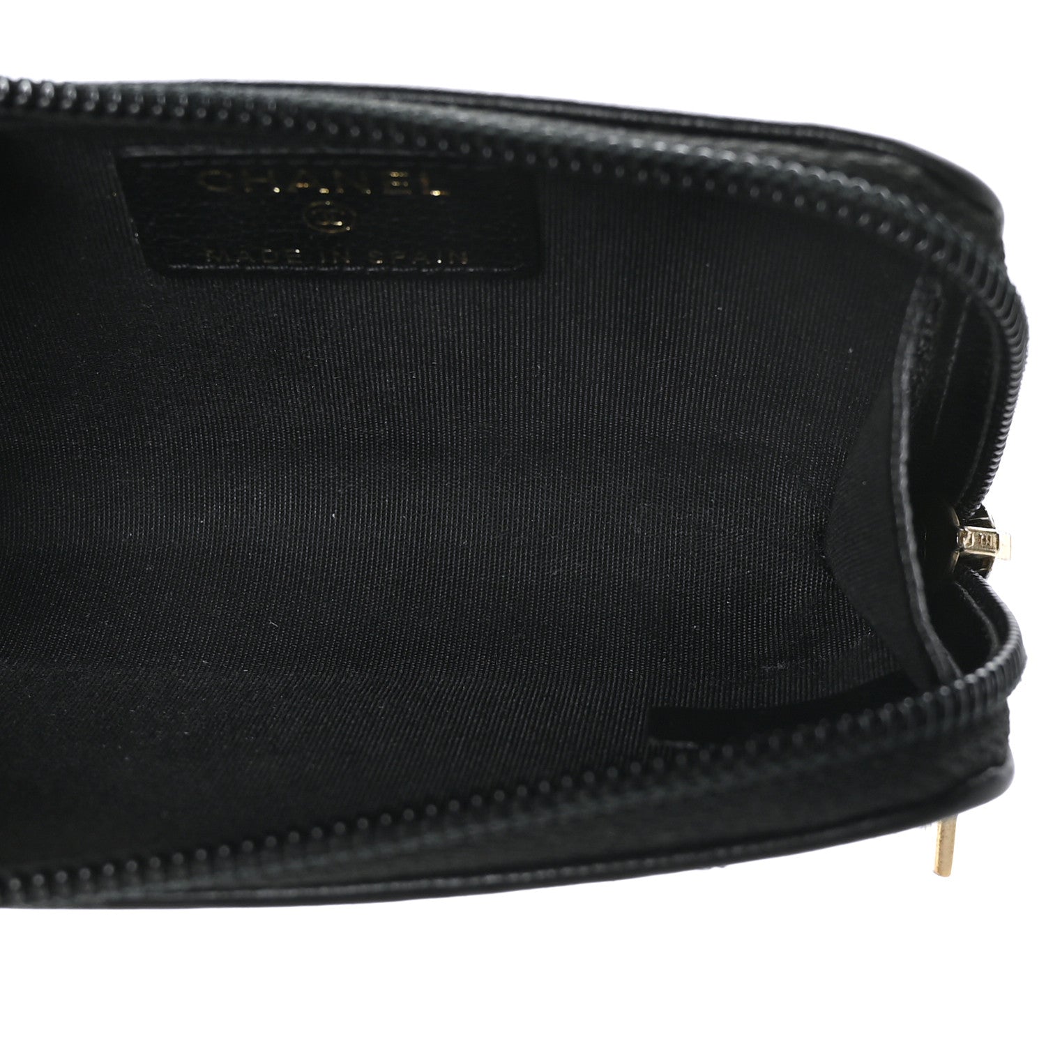 Chanel Calfskin CC Key Holder Case Black 5 of 7