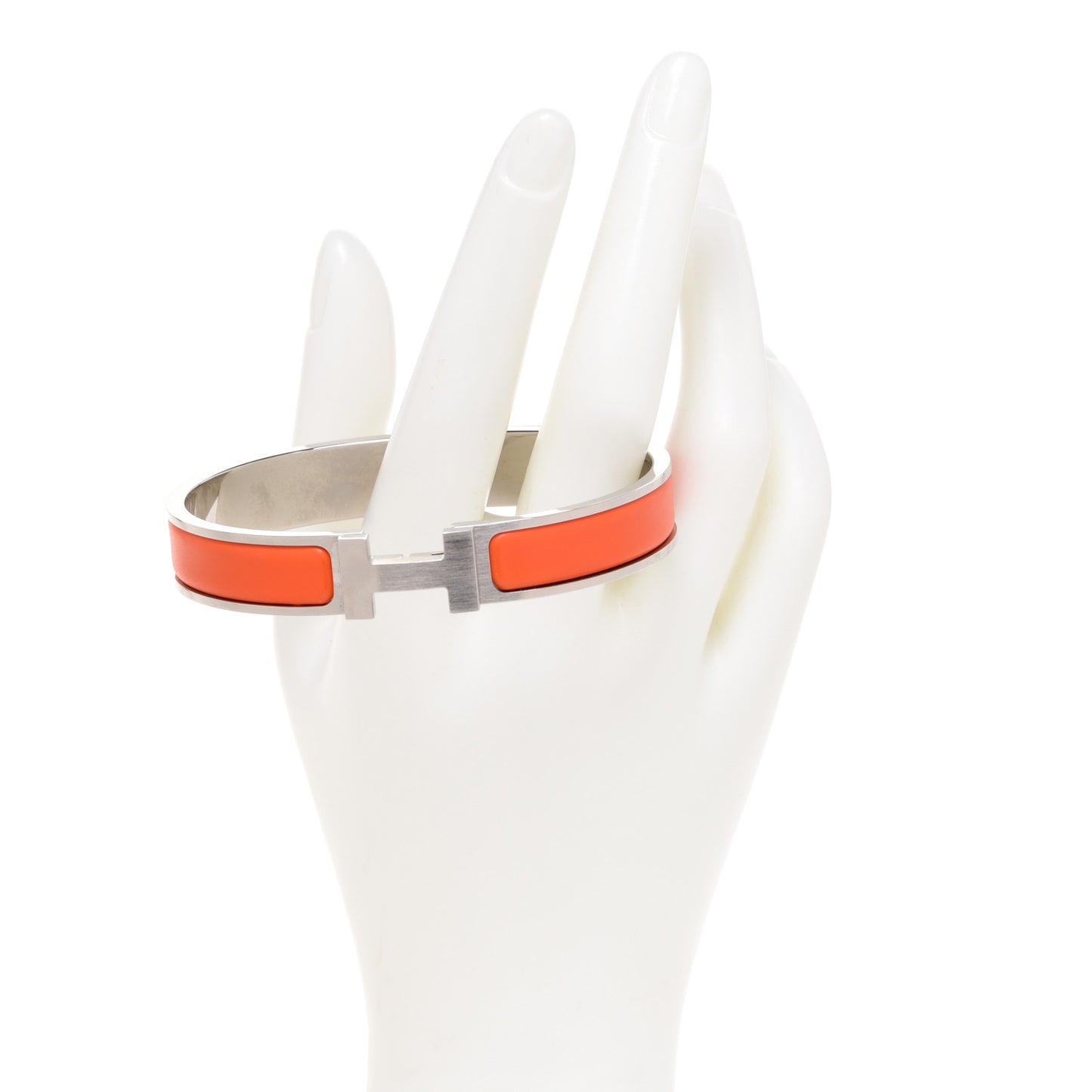 Matte Enamel Narrow Clic Clac HH Bracelet T6 Orange
