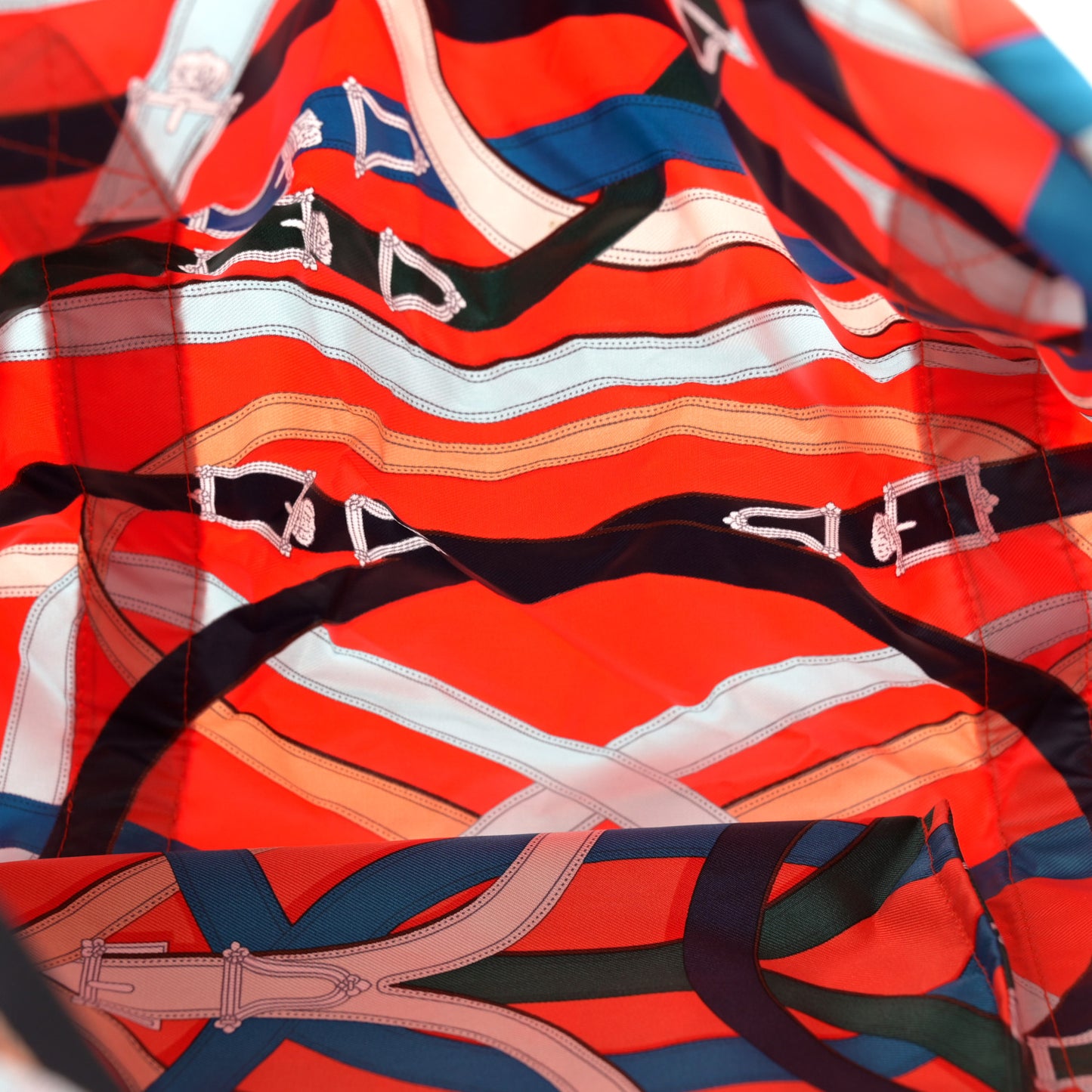 Silk Barenia Cavalcadour Duffle Orange Poppy Fauve