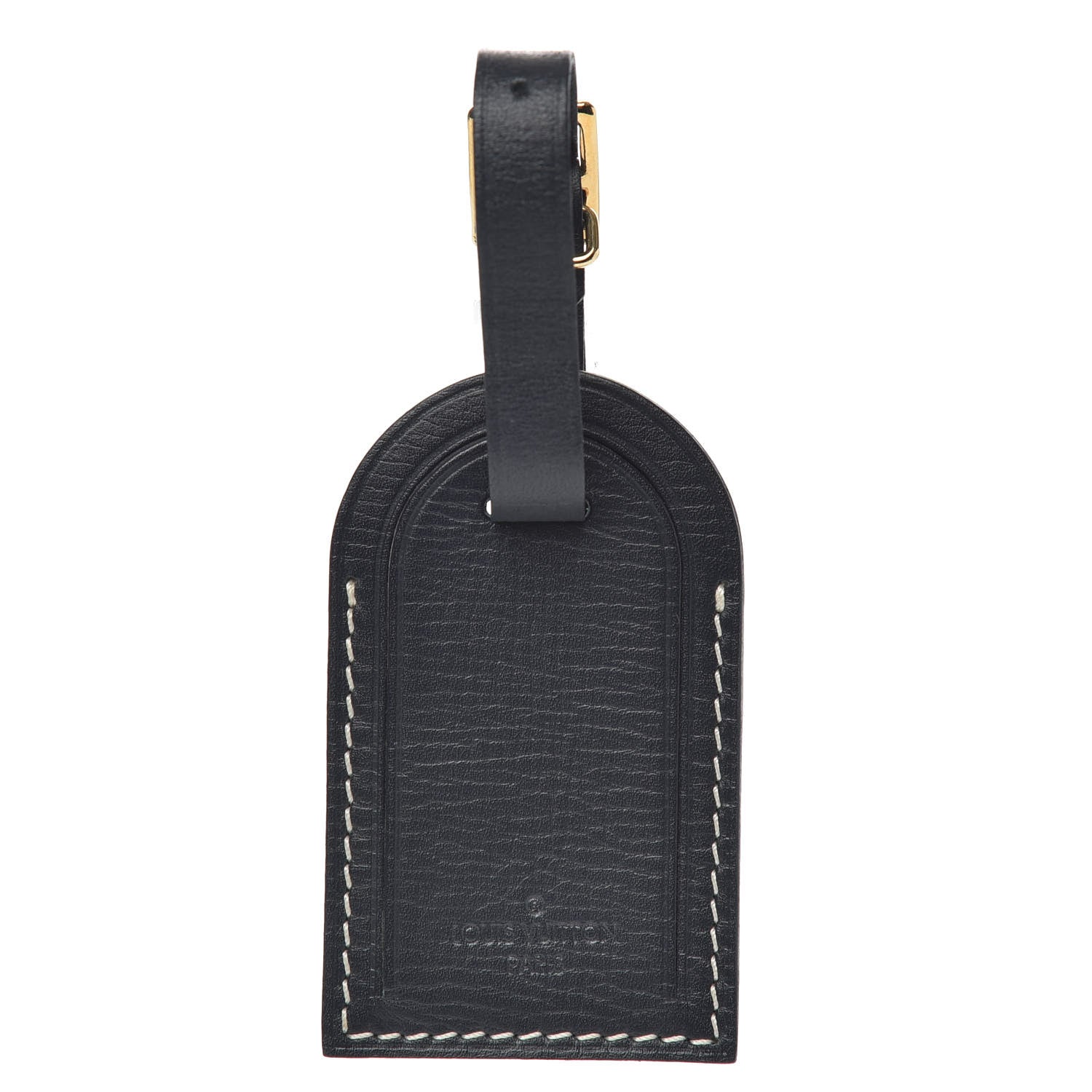 Louis Vuitton Calfskin Luggage Tag Navy Blue 1 of 3