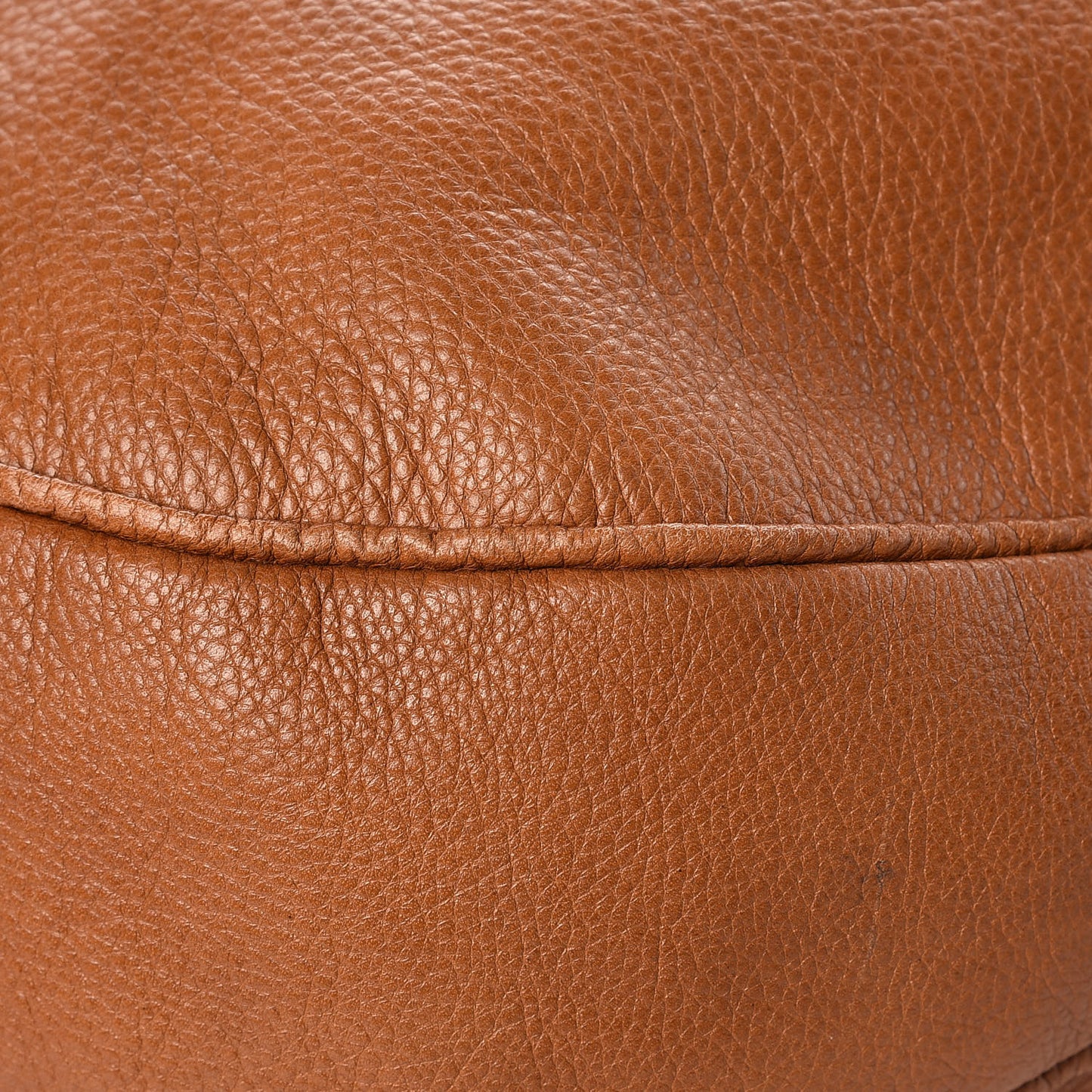 Spongy Pebbled Calfskin Mitzy Oak