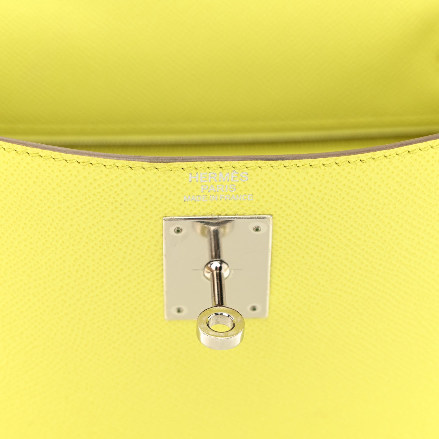 Hermes Epsom Kelly Sellier 32 Soufre 6 of 17