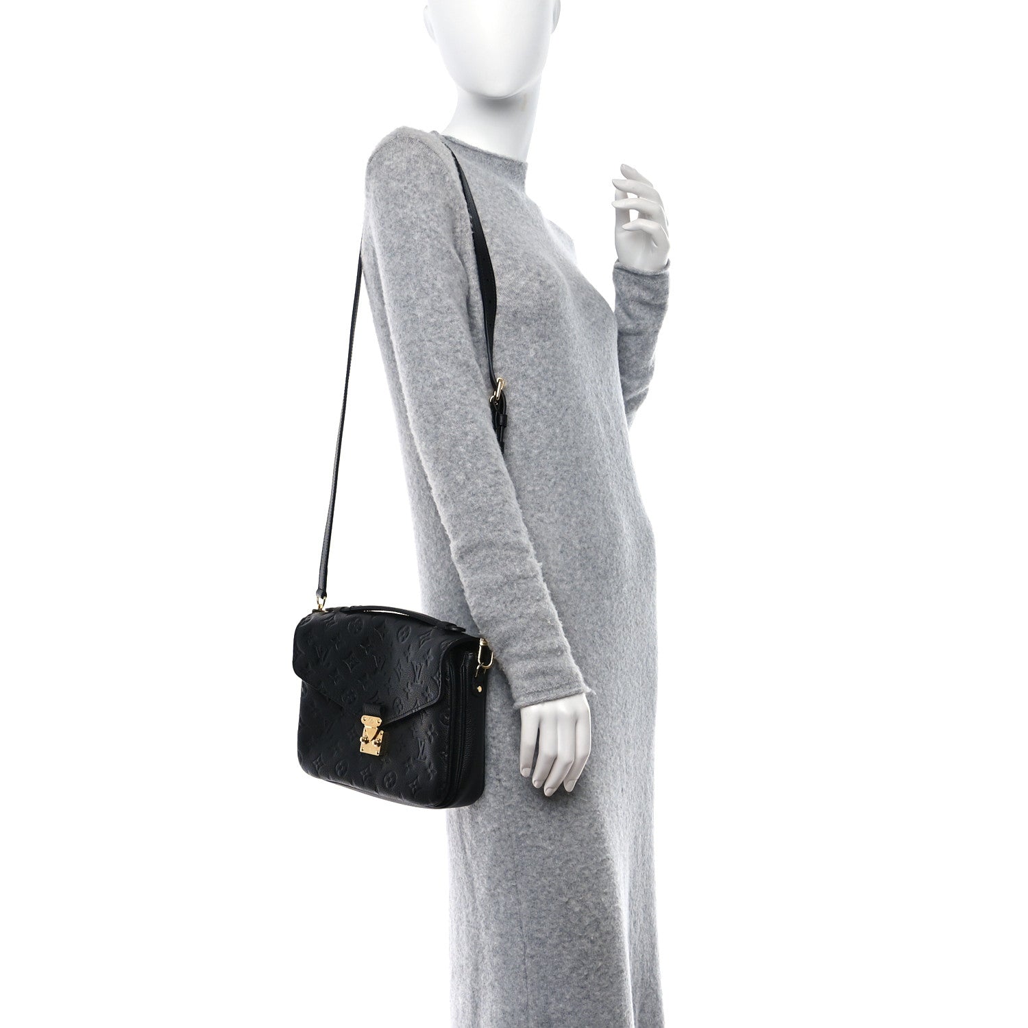 Louis Vuitton Empreinte Pochette Metis Black 2 of 9