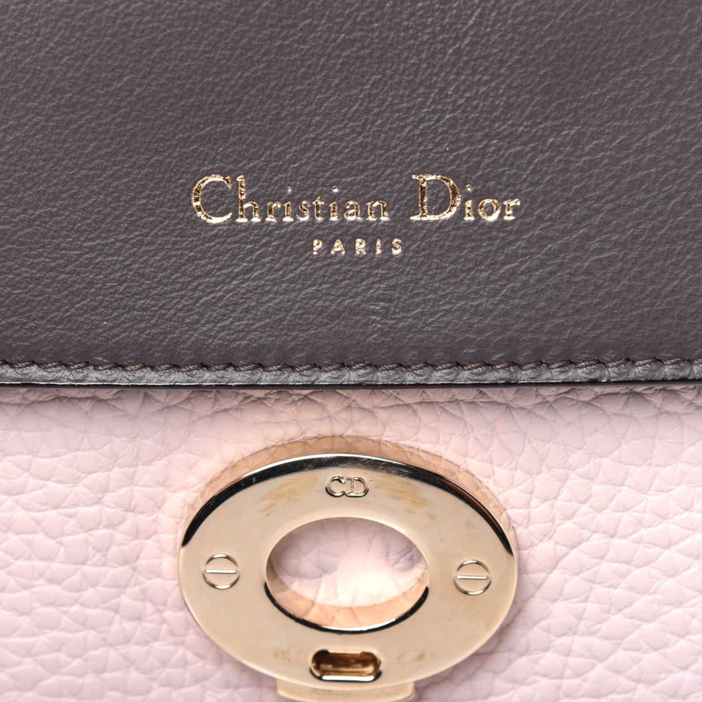 Bullcalf Mini Be Dior Flap Rose Poudre