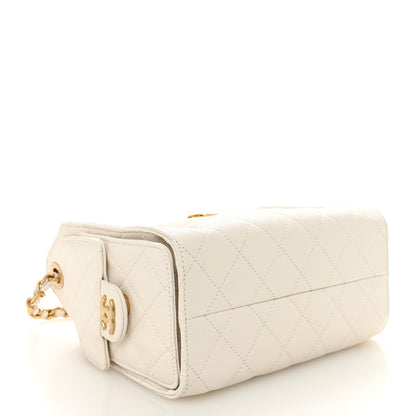 Chanel Caviar Quilted Mini Chanel 25 Handbag White 4 of 10