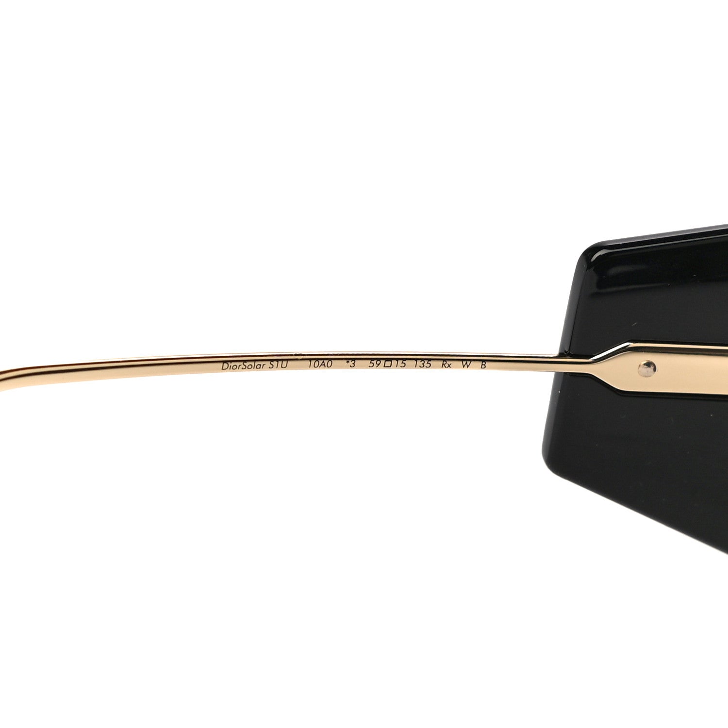 Christian Dior DiorSolar S1U Sunglasses Black 5 of 9