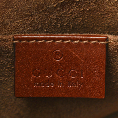 Gucci GG Supreme Monogram Cuoio Toscano Mini Chain Shoulder Bag Beige Ebony Cuir 6 of 21