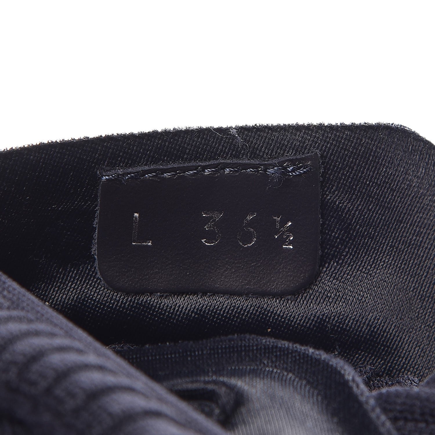 Chanel Stretch Fabric CC Sneakers 36.5 Blue 12 of 17