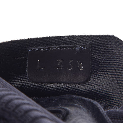 Chanel Stretch Fabric CC Sneakers 36.5 Blue 12 of 17