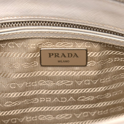 Prada Saffiano Small Galleria Double Zip Tote Talco 6 of 19