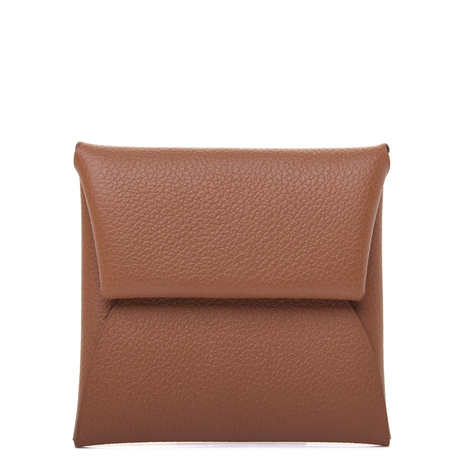 Hermes Evercolor Bastia Verso Coin Purse Gold Beige De Weimar 1 of 7
