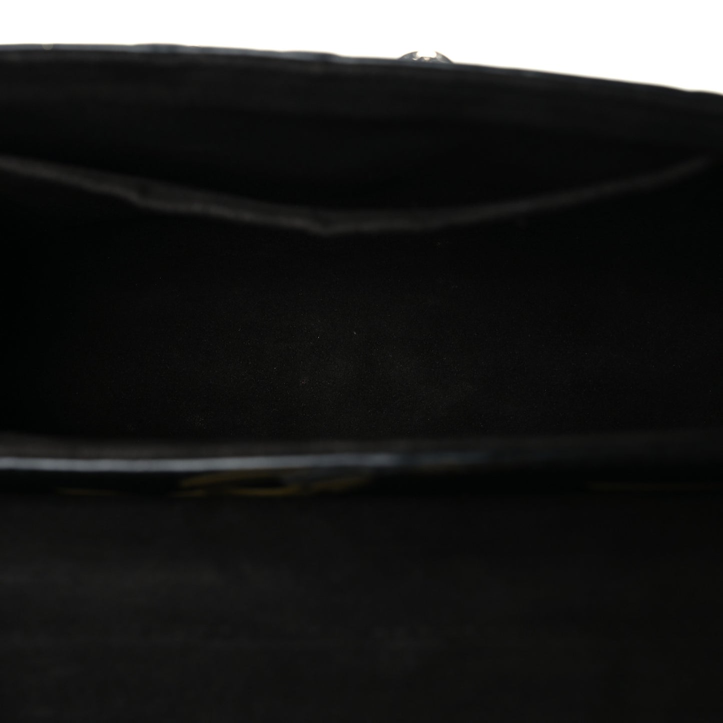 Epi Chain Flower Twist Shoulder Bag MM Black