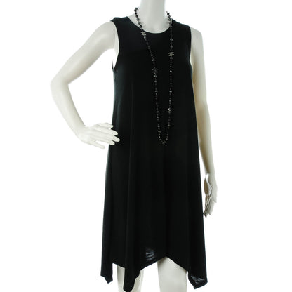 Chanel Ruthenium Beaded CC Long Necklace Black 2 of 5