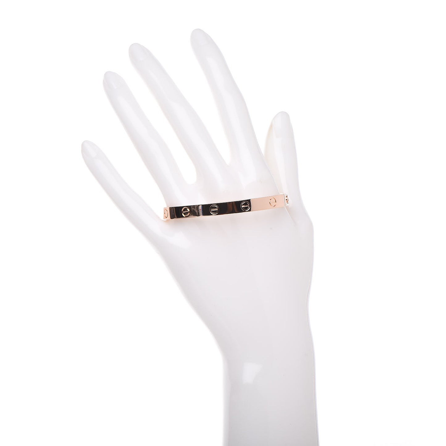 18K Pink Gold LOVE Bracelet 17