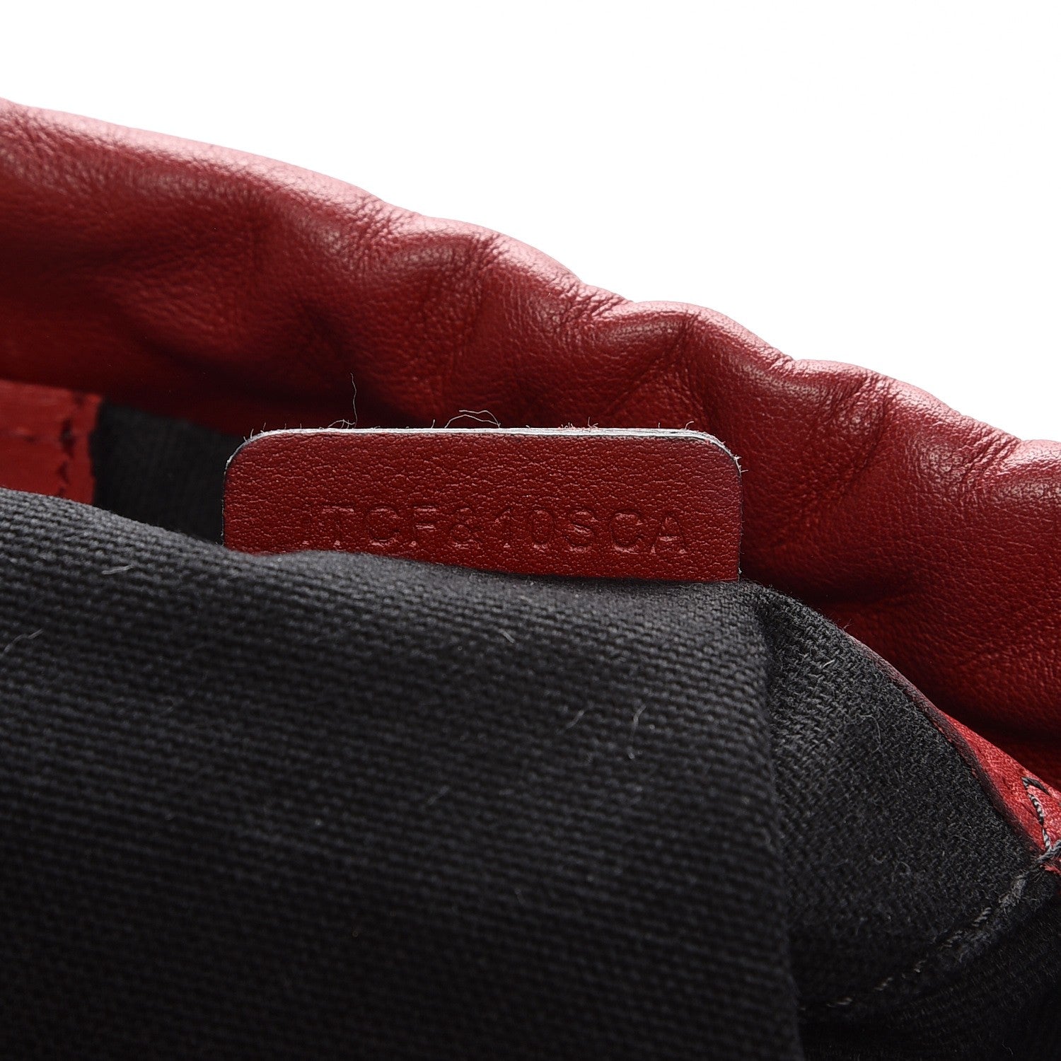 Burberry Calfskin House Check Little Crush Military Red 8 of 14
