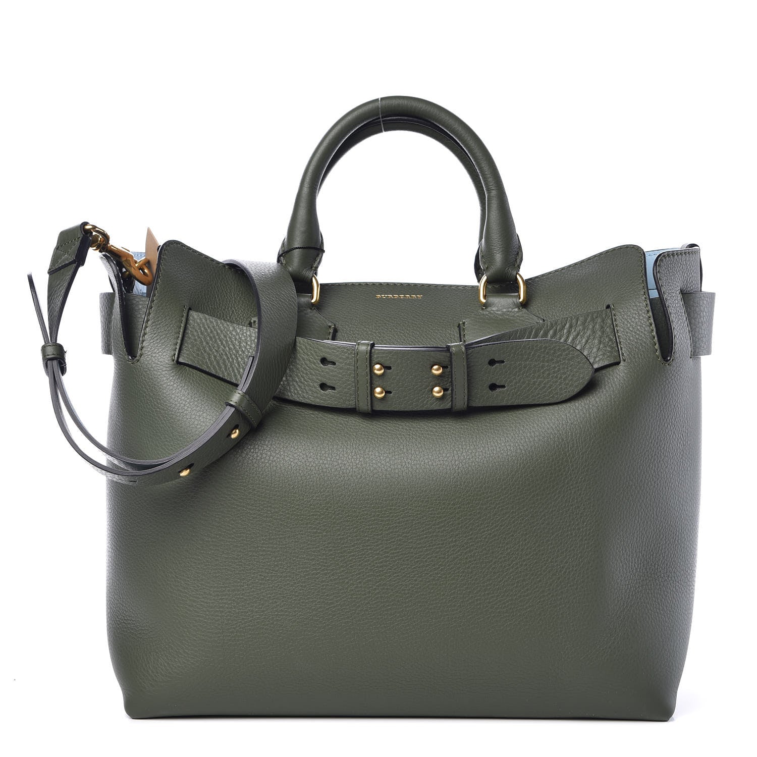Burberry Soft Grain Calfskin Medium Belt Bag Sage Green 1 of 11