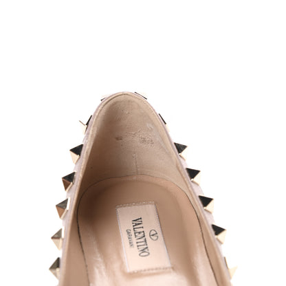 Valentino Garavani Nappa Rockstud Ballerina Flats 35 Marine Poudre 8 of 15