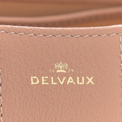 Delvaux Grained Calfskin Mini Brillant Satchel Nude 6 of 9