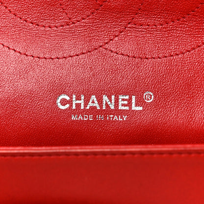 Chanel Lambskin Quilted Jumbo Double Flap Red 6 of 16