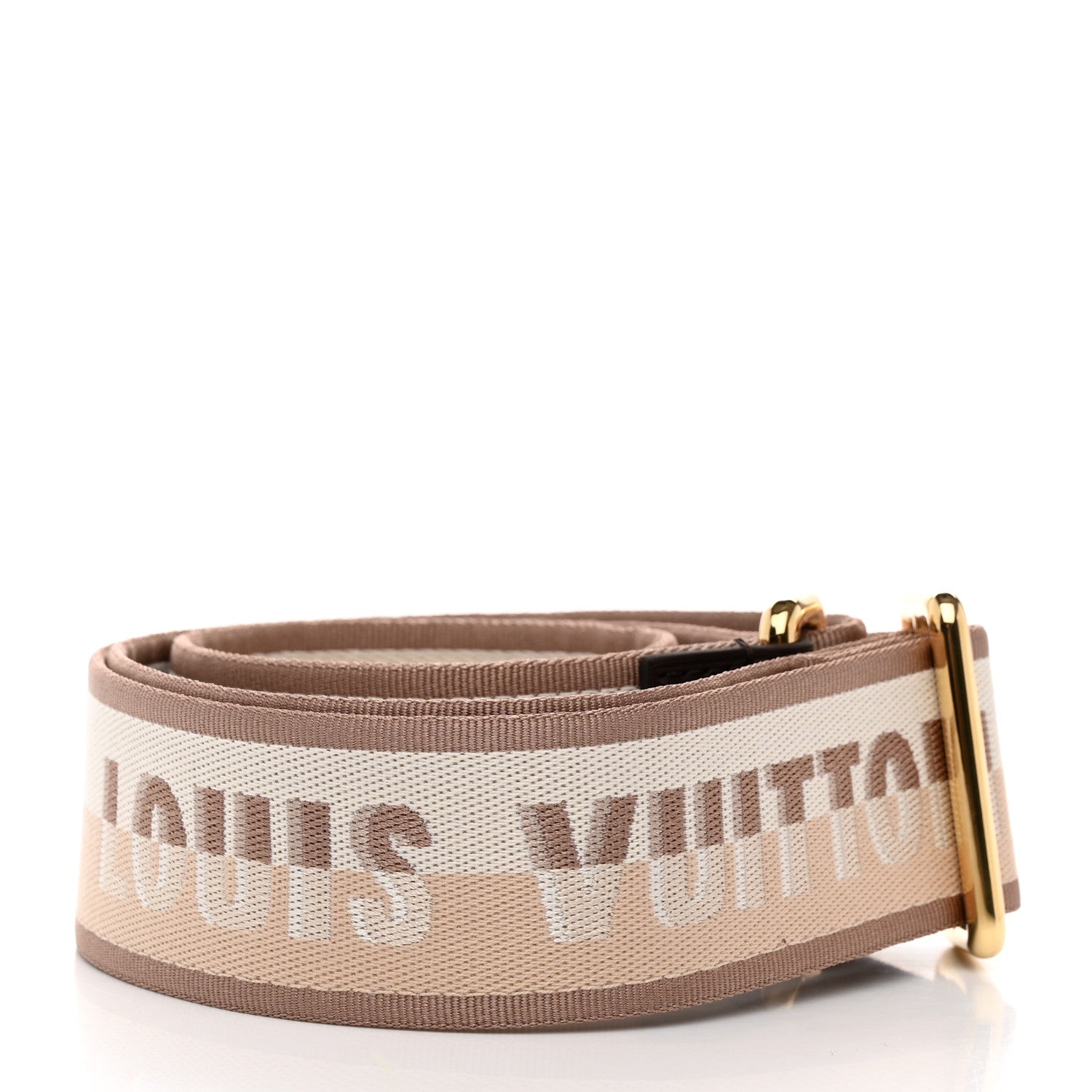 Louis Vuitton Jacquard Speedy Bandouliere 20 Shoulder Strap Beige Brown 2 of 3