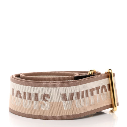 Louis Vuitton Jacquard Speedy Bandouliere 20 Shoulder Strap Beige Brown 2 of 3