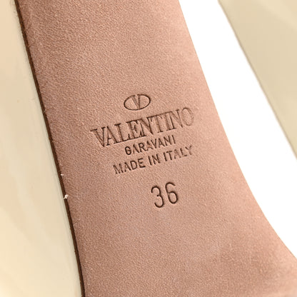 Valentino Garavani Patent Tan-Go 55/155mm Platform Pumps 36 Ivory 7 of 13
