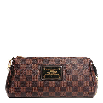Louis Vuitton Damier Ebene Eva Clutch 1 of 8