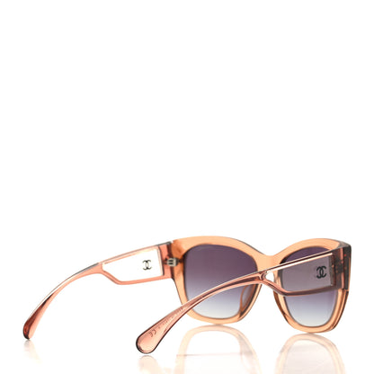 Chanel Acetate Polarized Butterfly Signature CC Sunglasses 5429-A Brown 4 of 7