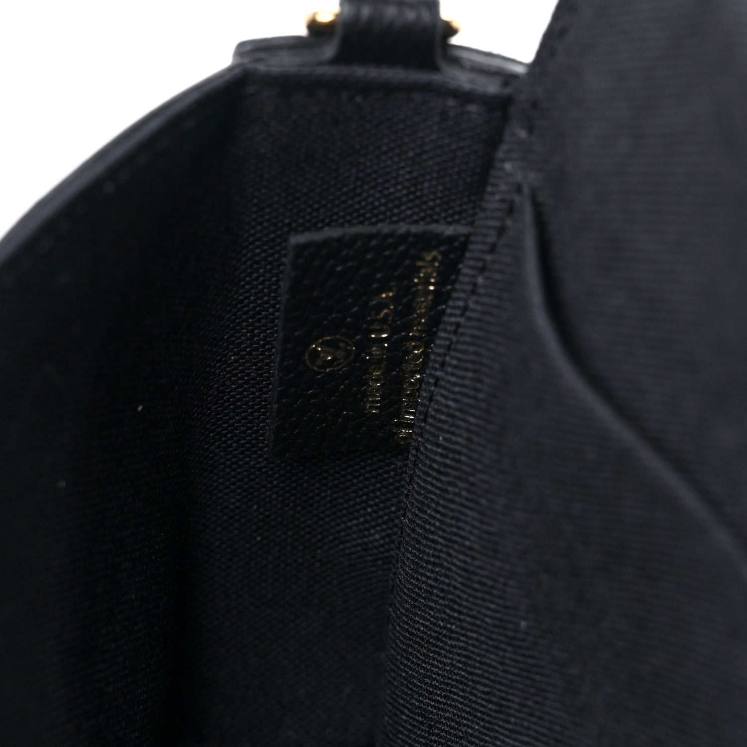 Louis Vuitton Empreinte Pochette Felicie Chain Wallet Black 8 of 9