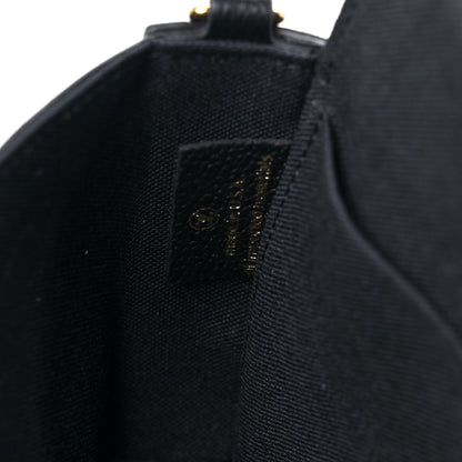 Louis Vuitton Empreinte Pochette Felicie Chain Wallet Black 8 of 9