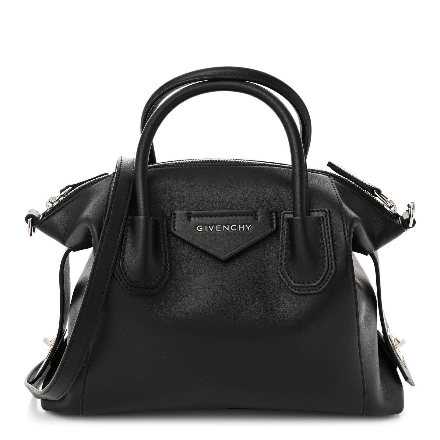 Smooth Calfskin Soft Antigona Black