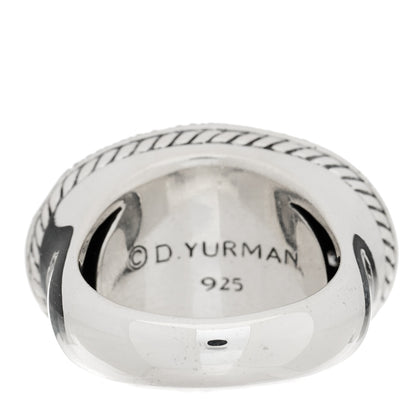 David Yurman Sterling Silver Diamond Small Starlight Ring 51 5.75 2 of 3