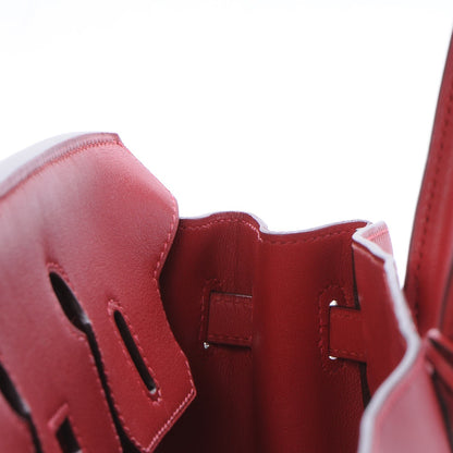 Hermes Swift Birkin 25 Rouge Vif 24 of 29