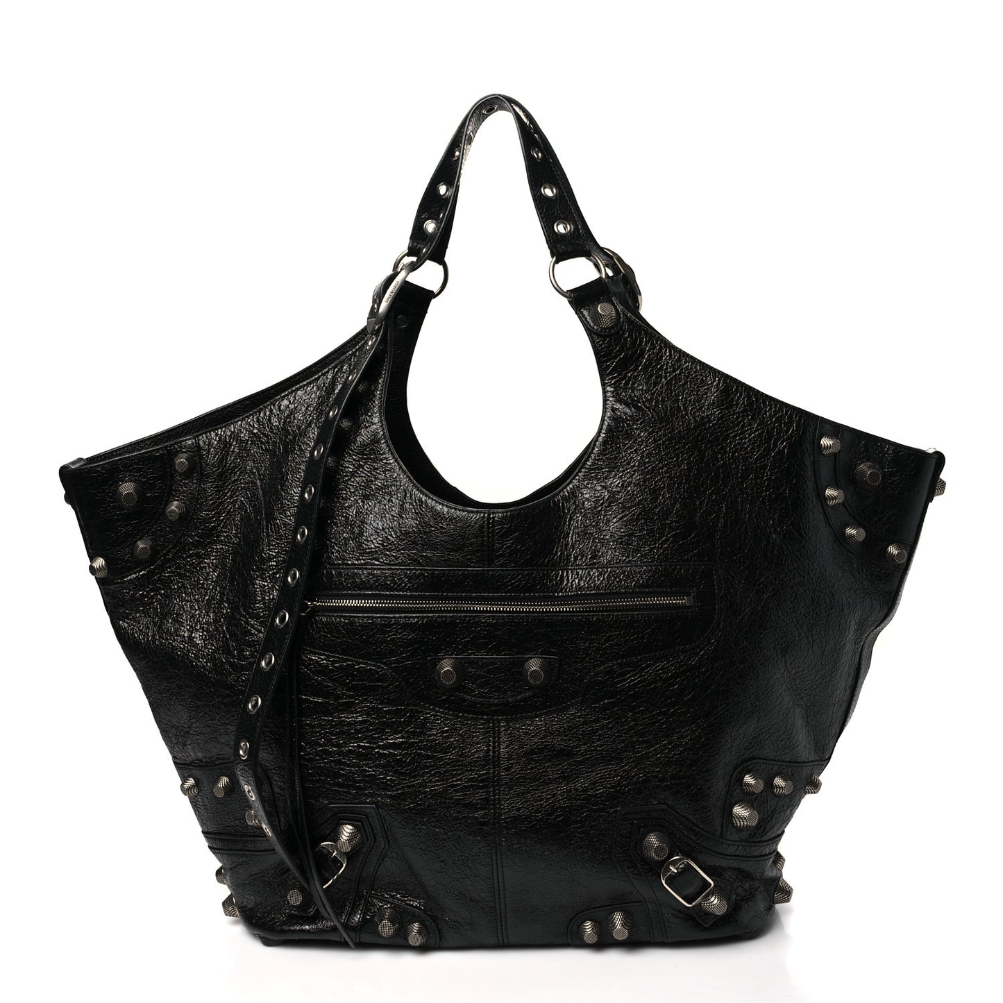 Agneau Arena Large Le Cagole Carry All Bag Black