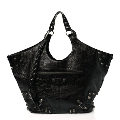 Balenciaga Agneau Arena Large Le Cagole Carry All Bag Black 3 of 11