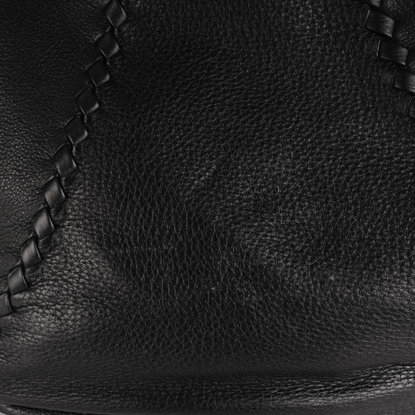 Cervo Deerskin Large Hobo Nero Black