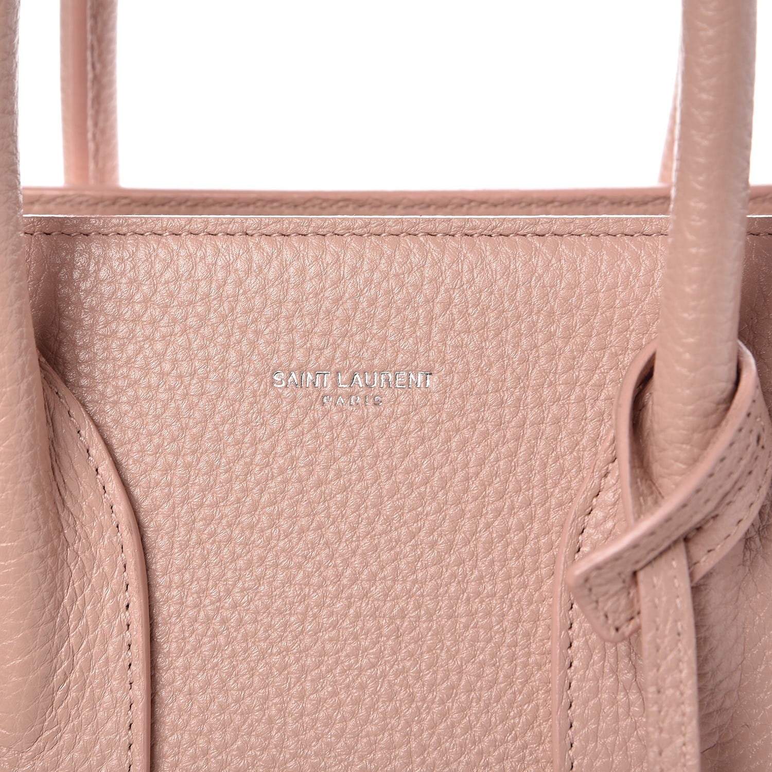 Saint Laurent Grained Calfskin Small Sac De Jour Light Blush 8 of 8