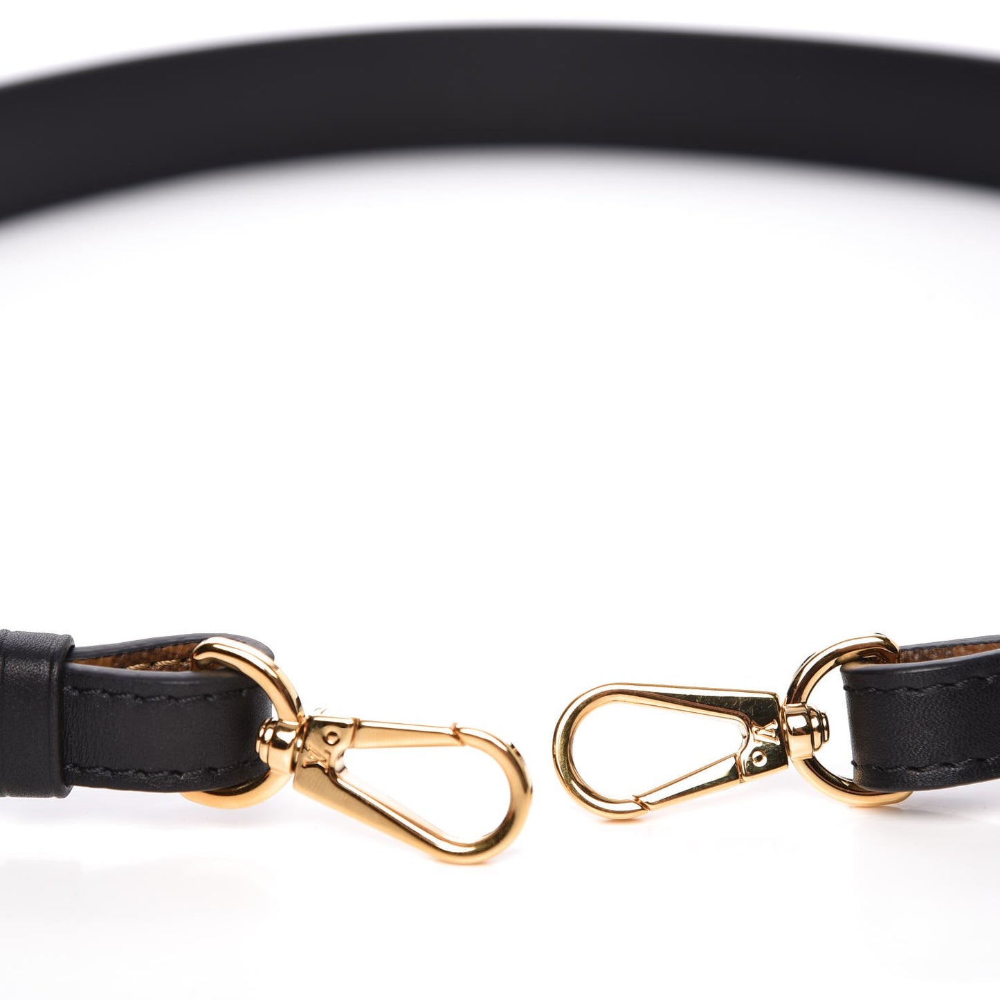Reverse Monogram Bandouliere Shoulder Strap XL Black