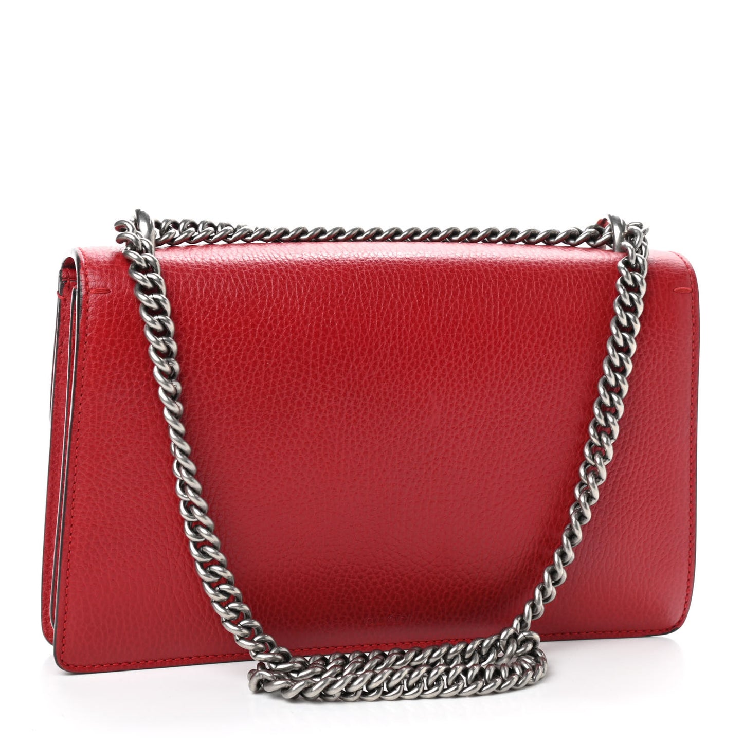 Dollar Calfskin Swarovski Crystal Small Dionysus Shoulder Bag Hibiscus Red