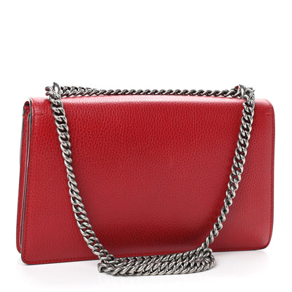 Gucci Dollar Calfskin Swarovski Crystal Small Dionysus Shoulder Bag Hibiscus Red 3 of 9