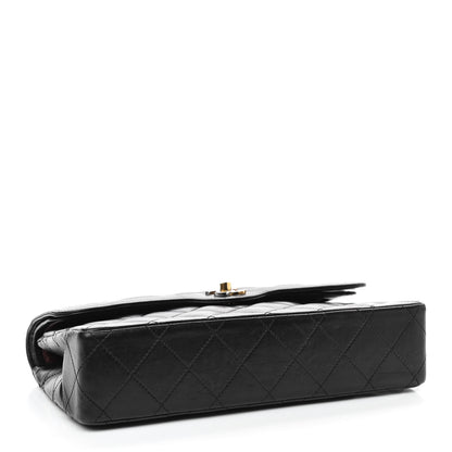 Chanel Lambskin Quilted Medium Double Flap Bag Black 3 of 9