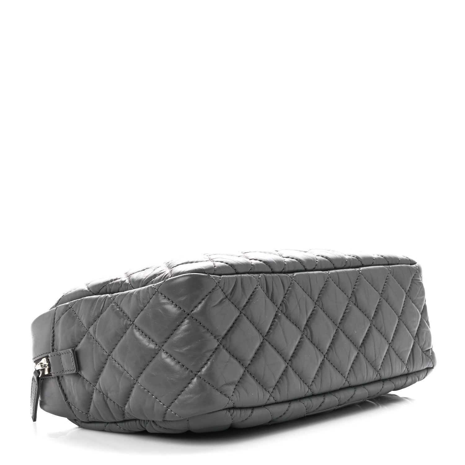 Chanel Aged Calfskin Quilted Medium Reissue Camera Case Grey 4 of 13