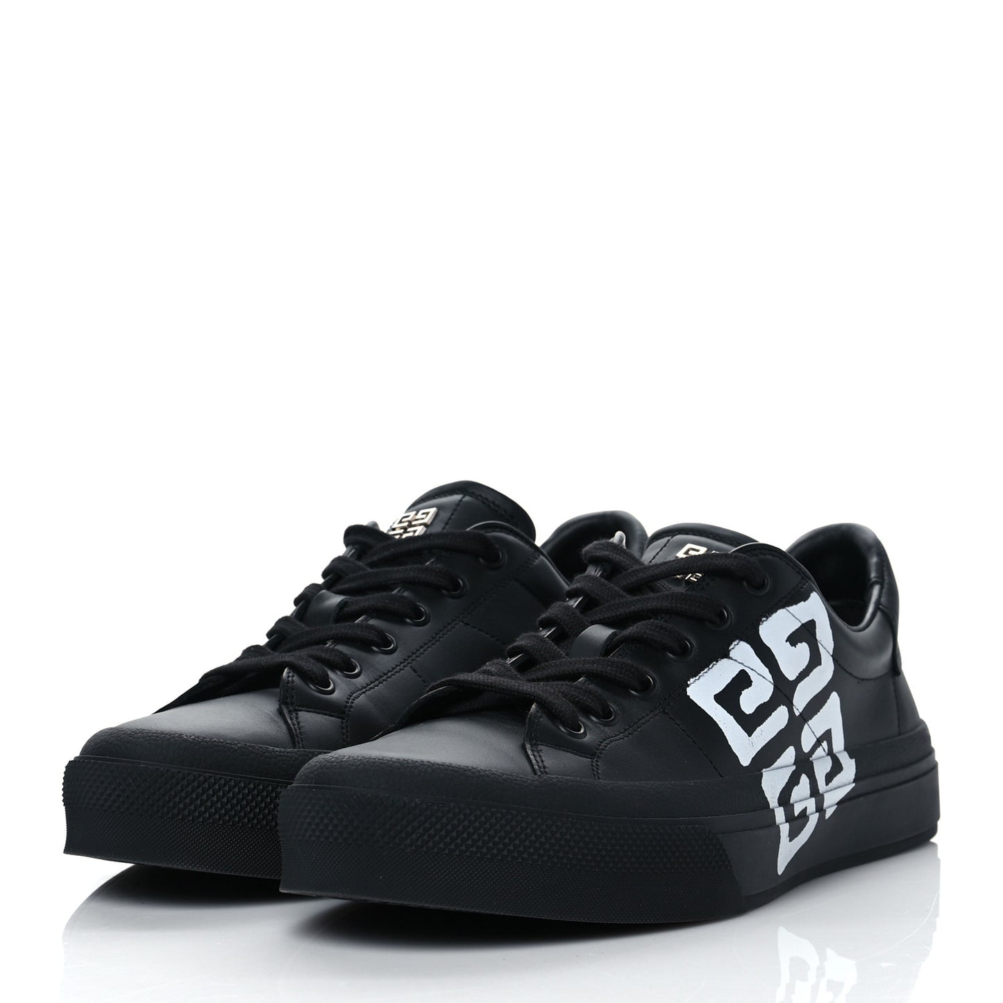 X JOSH SMITH Calfskin City Sport Mens Sneakers 41 Black