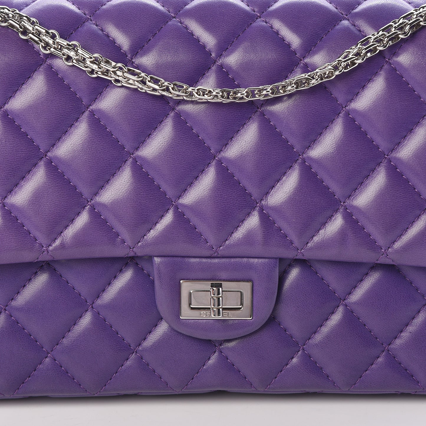 Lambskin Quilted 2.55 Reissue 226 Flap Purple