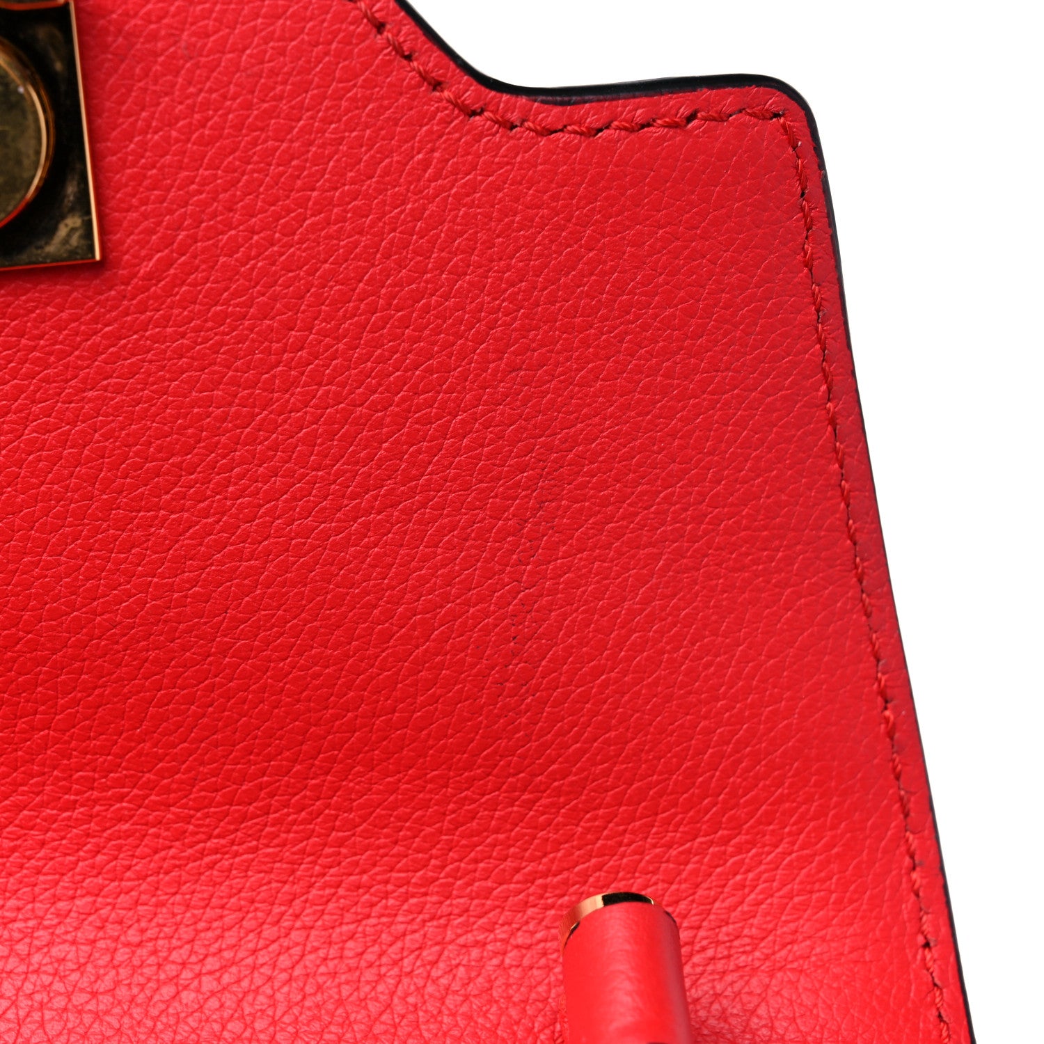 Versace Grained Calfskin Medium La Medusa Bag Red 13 of 17