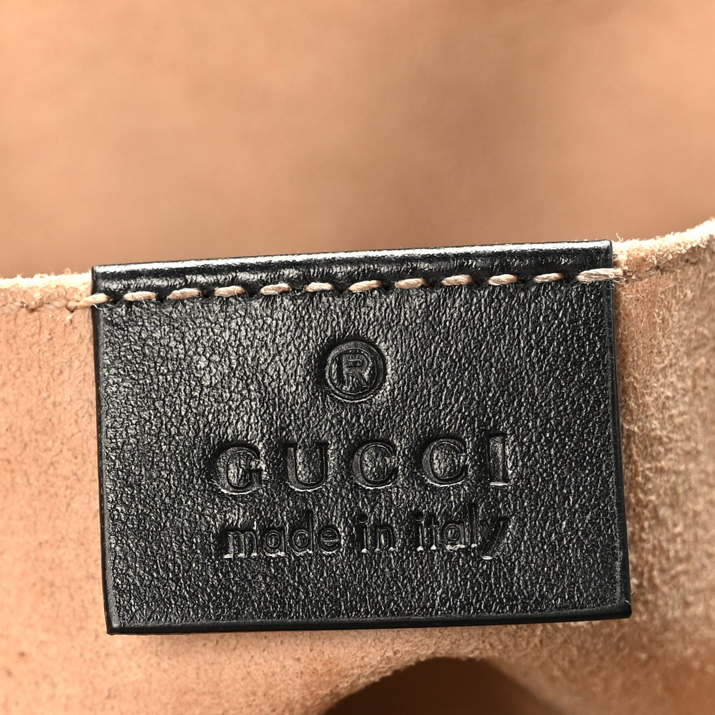 Calfskin Matelasse Mini GG Marmont Chain Shoulder Bag Black
