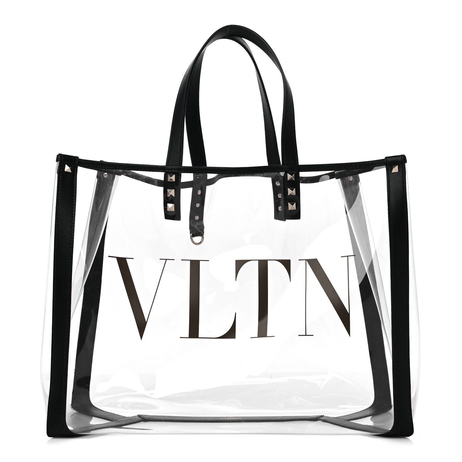 Valentino Garavani Plexy VLTN Shopping Bag Transparent 2 of 11