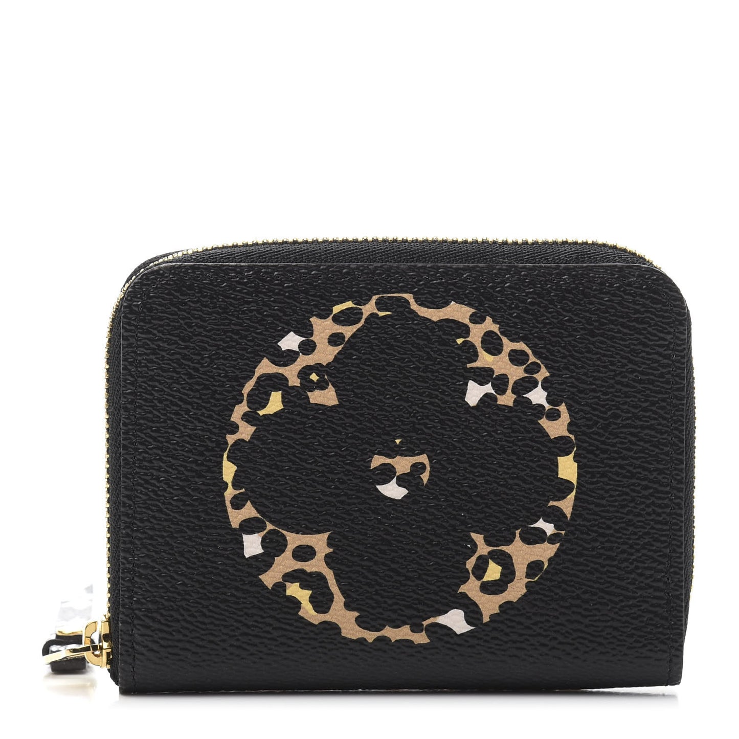 Monogram Giant Jungle Zippy Coin Purse Black